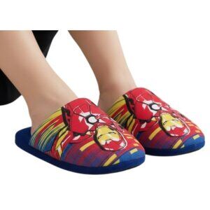Marvel Avengers IRON MAN Kids Comfy & Cozy Slip-On Slipper (U.S. 5-6 years old)